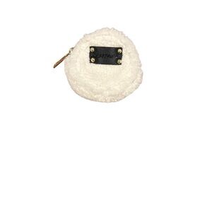 Bear paw White Sherpa Coin Purse